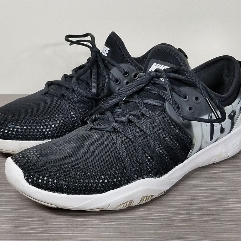 Nike Free TR Fit 7 Premium Training Shoe, Black Textile, Womens Size 7.5 / 38.5